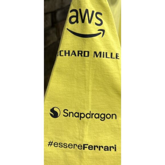 Men’s PUMA SF Monza Special Edition Speed Yellow Tee Shirt NWT Size XL *C4 - Picture 6 of 7